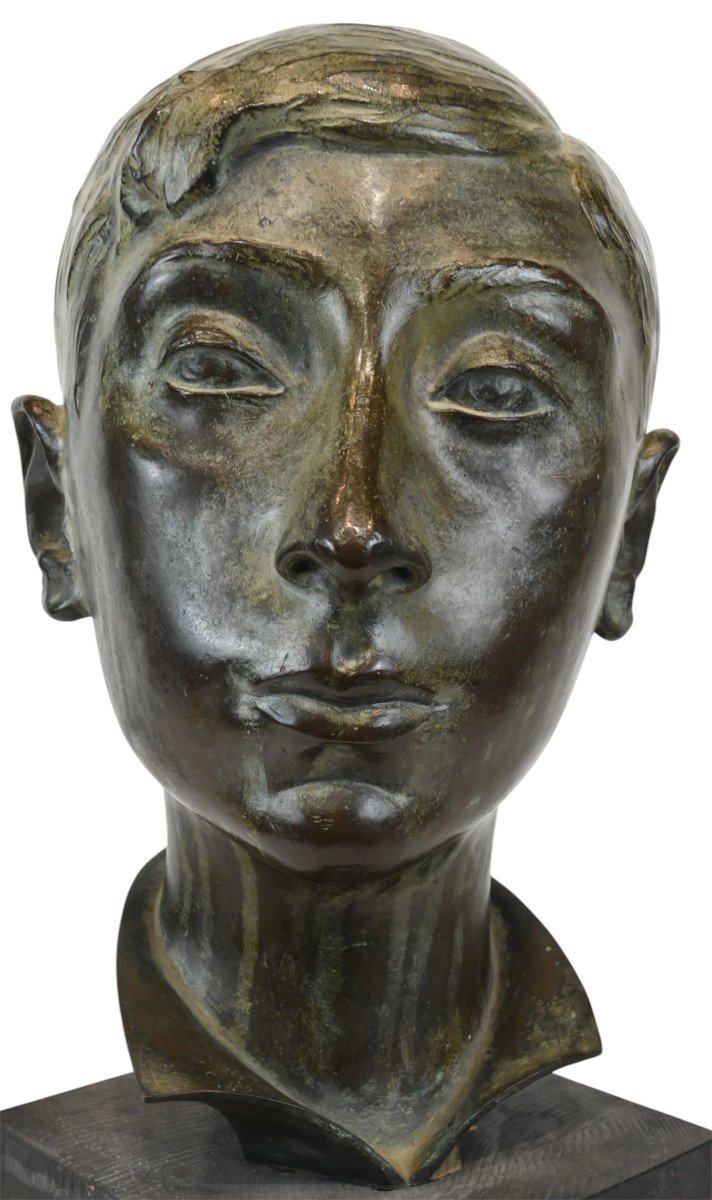 Bronze d'Un Adolescent - Années 1920 -photo-2